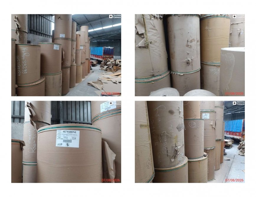 Disposal of Flood Damaged “Kraft Paper Reels – Qty. 80,725 Kgs Approx.”